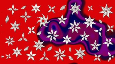 Kırmızı ve mor renklerde. Raster illüstrasyonu. Anti-stres için Raster soyut şablon sayfası.