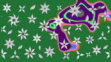 Küçük çaplı çiçeklerdeki basit şirin desenler. Tekstil veya kitap kapakları, imalat, duvar kağıtları, baskı, hediye paketi ve yapıştırma kitabı için çiçek eskizi geçmişi. Raster illüstrasyonu.