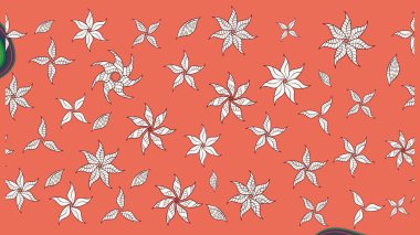 Güzel kumaş deseni. Raster illüstrasyonu. Küçük bir çiçekte eskiz deseni. Güzel çiçek arkaplanı..