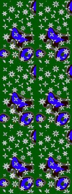 Etnik Mandala havlusu. Taslak süsleme izi. Tebrik kartı geçmişi, boyama kitabı, arkaplan ve tekstil için kullanılabilir. Sınır Kızılderili çiçekli paisley patten. Raster Henna tarzı.