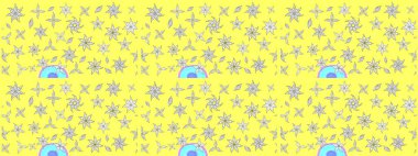 Modern çiçek arkaplanı. Halk tarzı. Moda baskıları için zarif bir şablon. Parlak renkli çiçekleri ve sarı ve beyaz yaprakları olan muhteşem bir çiçek deseni..