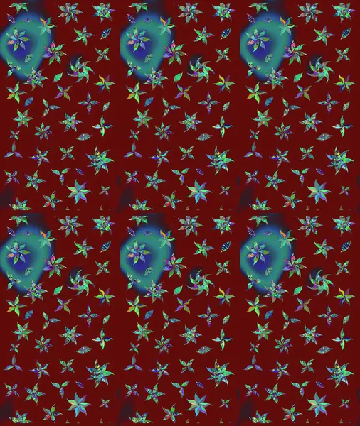 Üst manzara, yumuşak stil. Çiçek kompozisyonu, el boyası, hassas şablon. Sevgililer günü ve tebrik kartı konsepti için şık bir davetiye. Kırmızı renkte manzaralı çiçek deseni.