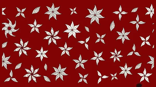 Tekstil için suluboya eskiz deseni. Şirin çiçekli, desenli, kırmızı ve nötr renklerde renkli eskiz deseni. El çizimi çiçek çizimi deseni (fayans)).