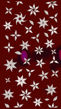 Suluboya, elle çizilmiş. Eskiz arkaplan modeli. Vadinin çiçekleri kırmızı renklerde. Raster - stok.