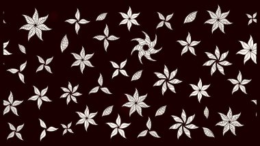 Raster illüstrasyonu. Desen, çizim, çiçek sınırı. Güzel, parlak, pürüzsüz kumaş, tuval. Eski moda arka plan. Çiçek çelengi. Kıvırcık, parlak örgü.