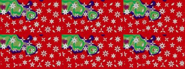 Raster - stok. Kırmızı çiçekli eskiz deseni, suluboya çiçek deseni, sevimli çiçek, duvar kağıdı, kart veya kumaş için fayanslı.