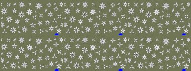 Güzel kumaş deseni. Raster illüstrasyonu. Hoş bir çiçek geçmişi var. Küçük çiçekte çizim deseni.