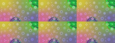 Çiçek desenli eskiz. Düz Çiçek Elementleri Tasarım Raster illüstrasyonu. Renkli Bahar Teması eskiz kalıbı. Tarafsız renklerde çiçekler.