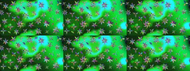 Millefleur 'lar. Tekstil, kumaş, kapaklar, duvar kağıtları, baskı, naylon, koleksiyon defteri, örgü, dekupaj için güzel bir eskiz. Küçük yeşil çiçekli oldukça eski bir besin torbası deseni..