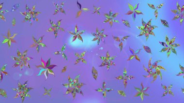 Bahar çiçekleriyle güzel bir çiçek deseni çizmişsin. Raster illüstrasyonu. Güzel kumaş deseni.