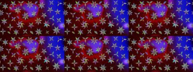 Güzel kumaş deseni. Hoş bir çiçek geçmişi var. Raster illüstrasyonu. Küçük çiçekte çizim deseni.