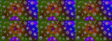 Taslak dekoratif arka plan, çiçek mandala. Çiçek. Raster illüstrasyonu. Yeşil renklerde.