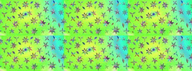 Çiçekler suluboya eskiz deseni. Raster Stili kumaş deseni.