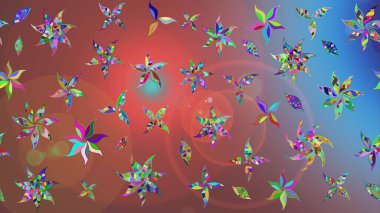 Raster. Güzel suluboya çiçekler, parlak resim ilham verici çiçek desenli eskiz arka plan.