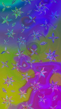 Raster illüstrasyonu. Küçük çiçekteki sevimli çiçek deseni. Tony 'nin kumaş kalıbını çiz. Modaya uygun kumaş deseni.