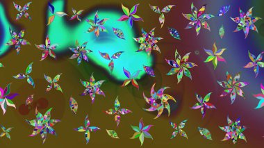 Tekstil, kumaş, kapaklar, duvar kağıtları, baskı, naylon, koleksiyon defteri, örgü, dekupaj için güzel bir eskiz. Küçük yeşil çiçeklerle oldukça kaliteli besin torbası deseni.