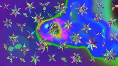 Şatafatlı bahar bahçesi dokusu. Raster illüstrasyonu. Flower eskiz arka planı. Çiçek deseni.