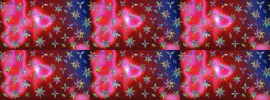 Modern çiçek arkaplanı. Halk tarzı. Moda baskıları için zarif bir şablon. Parlak renkli çiçekleri ve kırmızı yaprakları olan harika bir çiçek deseni..