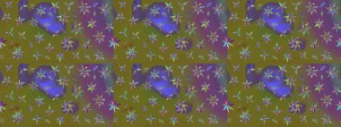 Soyut etnik raster çizim kalıbı. Kabile sanatı boho baskısı, klasik çiçek arkaplanı. Arkaplan dokusu, duvar kağıdı, kahverengi renkli çiçek teması.