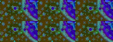 Raster stili kumaş deseni. Çiçekler suluboya çizim deseni.