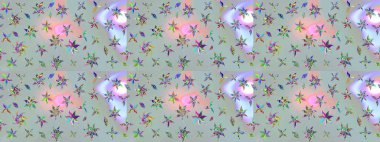 Soyut etnik raster çizim kalıbı. Arkaplan dokusu, duvar kağıdı, çiçek temalı gri renkler. Kabile sanatı boho baskısı, klasik çiçek arkaplanı.