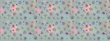 Raster deseni. Sanat, çiçek tarzına ilham verir ve arka plan bırakır. Gri el çizimi desen. Karalama çiçekleri çizim deseni.