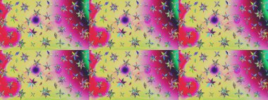 Tarafsız renklerde çiçeklerle çizilmiş çiçek deseni. Suluboya tarzında nötr renkler üzerine çiçekler.