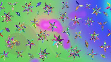 Raster stili kumaş deseni. Çiçekler suluboya çizim deseni.