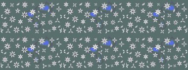 Çiçekli çiçek deseni, suluboya. Düz Çiçek Elementleri Tasarım Raster illüstrasyonu. Tarafsız renkler üzerine çiçekler. Renkli Bahar Teması çizim kalıbı.