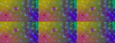 Yeşil renkli çiçekler. Yumuşak, bahar çiçekli arka plan. Raster çiçek desenli ve çiçekli..