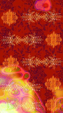 Kar taneleri arka planda. Raster illüstrasyonu. Arkaplanda soyut kar taneleri olan düz tasarım. Kar tanesi süsleme deseni. Kar taneleri deseni.