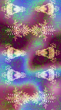 Raster illüstrasyonu. Kar taneli desen. Raster Noel soyut renkli arkaplan ve düşen kar tanesi..