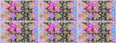 Çizgi sanatı tasarım şablonu için kusursuz sınır. Altın desenli çiçek dekoru. Gri renklerdeki altın element. Doğu tarzı element. Davetiyeler, kartlar, web sayfası için Raster illüstrasyonu.