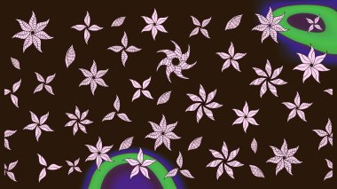 Çizim çiçek deseni duvar kağıdı, web sitesi arka planı, ambalaj kağıdı, davetiye, broşür, afiş veya web sitesi için kullanılabilir. El çizimi Raster çizimi. Parlak elementlerin.