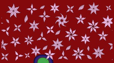 Şirin çiçek elementleri. Taslak desenli, modaya uygun kumaş deseni. Renkli Bahar Teması eskiz kalıbı. Düz Çiçek Elementleri Tasarımı. Raster illüstrasyonu.