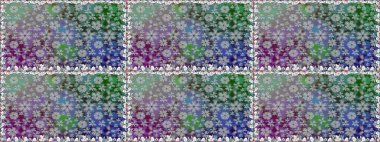 Çocuksu tasarım. Tekstil, kumaş, ambalaj, hatıra defteri için hoş bir çiçek arkaplanı. Gri arka planda. Elle çizilmiş karalama çiçekleri ile pürüzsüz desen.