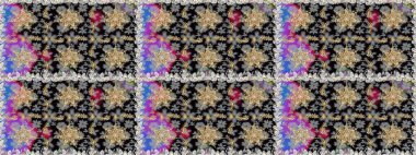 Süslü dekorasyon. Lüks, kraliyet ve Viktorya dönemi konsepti. Altın elementli gri renkli altın desenli. Raster klasik barok çiçeksiz altın desenli..