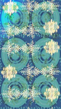 Kış arka plan. Raster Noel renkli arka plan ile sevimli kar tanesi. Raster resim. Kar taneleri ile Noel arka plan.