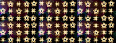 İllüzyon. Düşen Noel stili kar taneleri. Güzel, siyah, kahverengi ve sarı kar taneleri renkli bir arka planda izole edilmiş. Kar taneleri, kar yağışı.