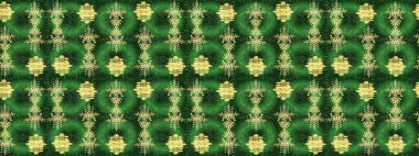 Yeşil, mavi ve sarı kar taneli Noel kartı yeşil, mavi ve sarı renkli. Kar taneleri arka planda. Kış kartı Mutlu Noeller, yeni yıl ve mutlu bayramlar..