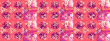 Raster resim. Raster kar taneleri desen. Renkli arka plan üzerinde raster sevimli kar taneleri.