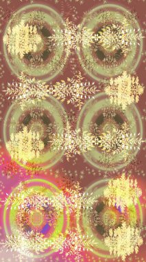 Raster illüstrasyonu. Kış konsepti Renkli kar tanesinden yapılmış kış deseni. Düz yatıyordu.