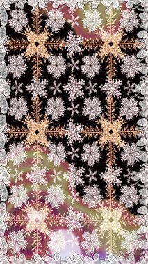 Moda baskıları için zarif bir şablon. Motley illüstrasyonu. Tarafsız çiçekli bahar çiçekleri. Küçük renkli çiçekler. Küçük çiçekte şirin desenler.