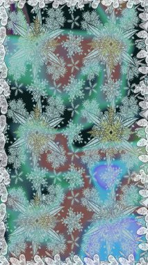 Güzel kumaş deseni. Raster illüstrasyonu. El çizimi. Çiçekler, dallar, otlar ve çiçekler.