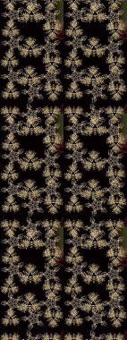 Kar Tanesi Mozaik ikonu. Düz dizayn. Raster illüstrasyonu. Grafiksel element dekorasyonu. Siyah ve kahverengi siluet kar tanesi tabelası. Sembol kışı, donmuş, Noel, yeni yıl tatili.