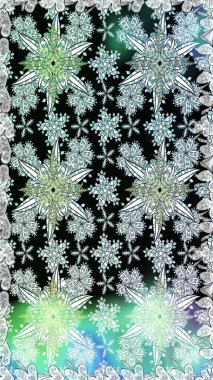 Hediye ambalaj kağıdı, tebrik kartları, posterler ve pankart tasarımı. Raster düz çiçekleri pürüzsüz desen. Tarafsız ve siyah renkte çiçekler.