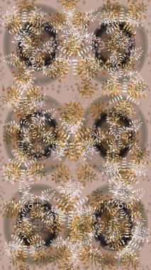 Aralık ayı kış karı mevsimi. Karalama çizimlerindeki Kar Taneleri ikonu. Raster illüstrasyonu.