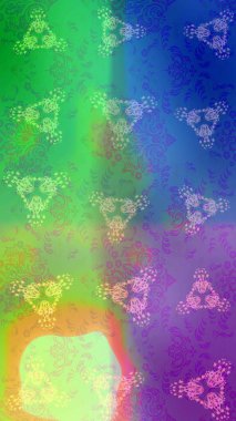 Raster resim. Güzel kar tanesi simgesi. Güzel kar tanesi simgesi web için basit Illustration. Renkli arka plan üzerinde izole sevimli kar taneleri.