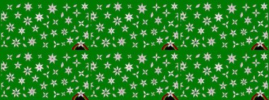 Raster stili kumaş deseni. Çiçekler suluboya çizim deseni.