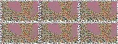 Raster illüstrasyonu. Tarafsız kelebek deseni. Parmak izi dokuları için sevimli kelebek deseni. Giysi tasarımı için dekor arkaplanı.